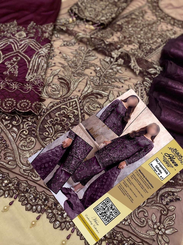 Zainab Chottani Net Suit-Aarasta