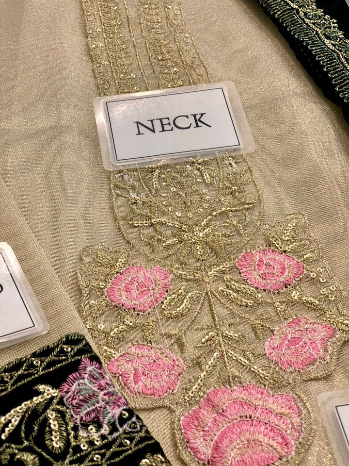 Zainab Chottani Velvet Suit-Aarasta