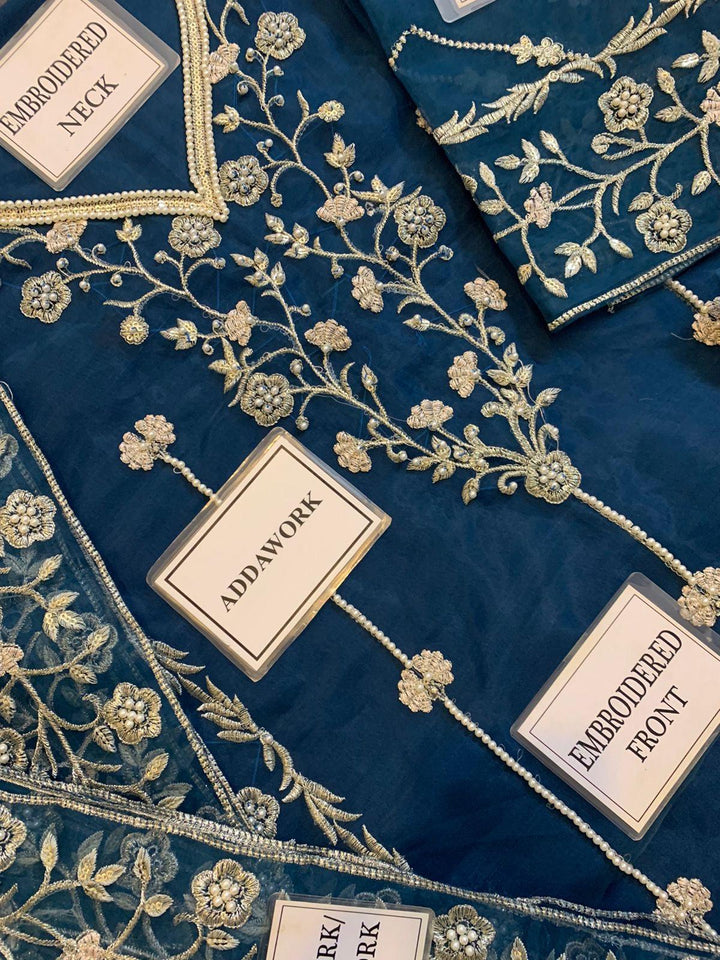 Zainab Chottani Organza Suit-Aarasta