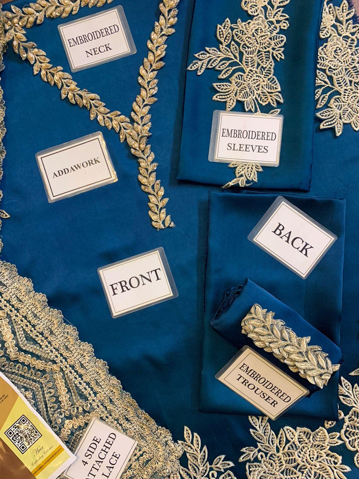 Zainab Chottani Silk Suit-Aarasta