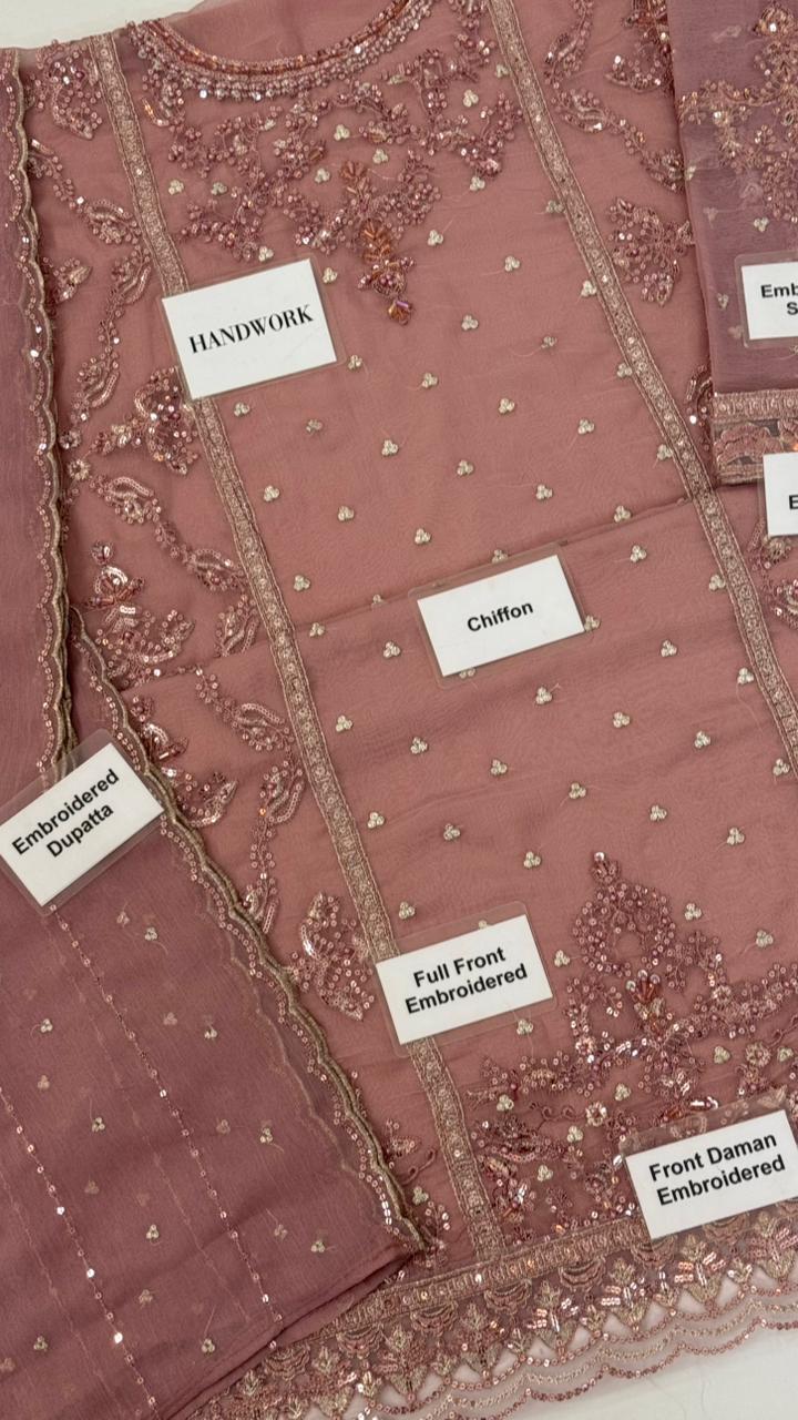 Zarif Chiffon Suit-Aarasta