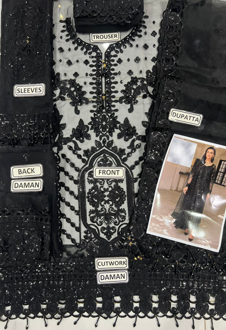 Zimmil Organza Suit-Aarasta